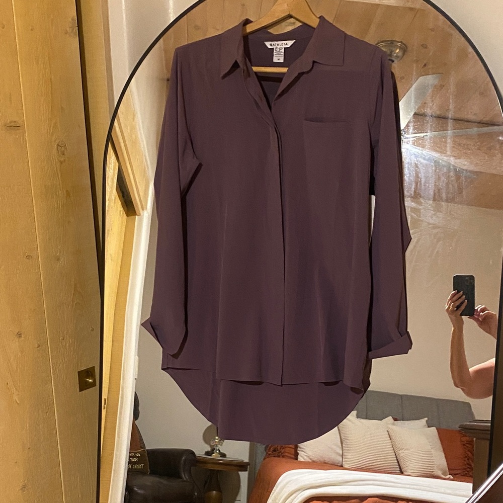 Athleta Plum Blouse